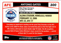 2006 Topps Antonio Gates #300