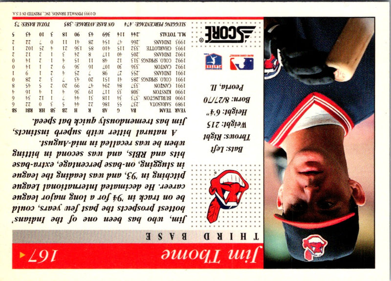 1994 Score Jim Thome