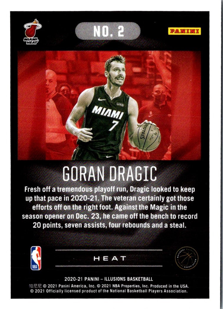 2020 Panini Illusions Asia Red Goran Dragic