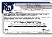 2024 Bowman Austin Wells #87 Rookie