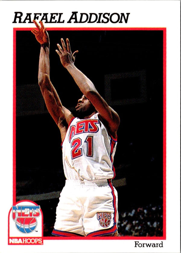 1991 Hoops Rafael Addison #398 Rookie