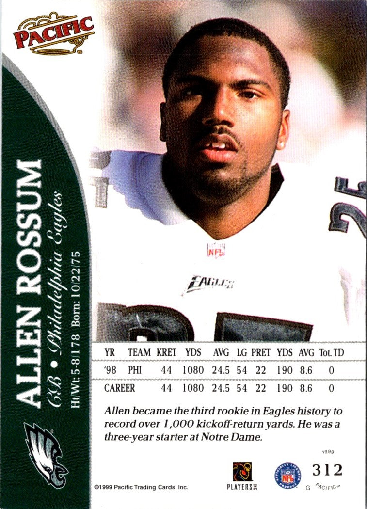 1999 Pacific Allen Rossum