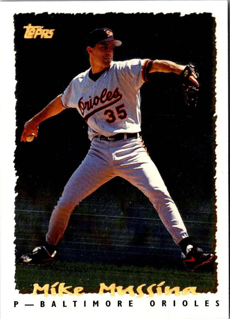 1995 Topps CyberStats (Spectralight) Mike Mussina