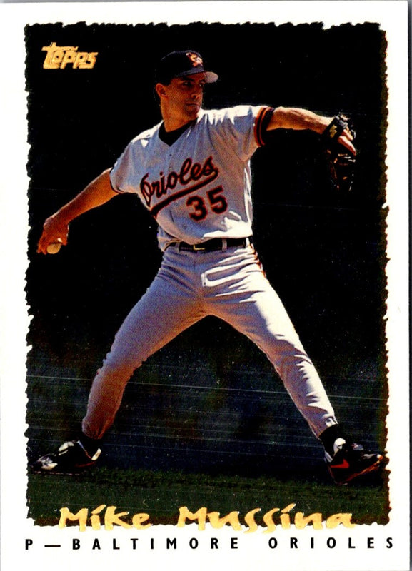 1995 Topps CyberStats (Spectralight) Mike Mussina #37