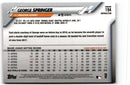 2020 Topps Chrome George Springer