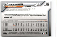 2020 Topps Chrome George Springer #194