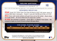 2015 Bowman Draft Picks & Prospects Nolan Watson #110