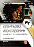 2021 Panini Prizm Draft Picks John Collins