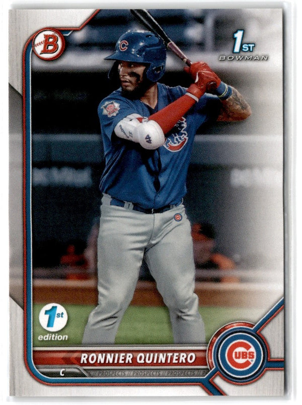 2022 Bowman 1st Edition Ronnier Quintero #BPPF-124