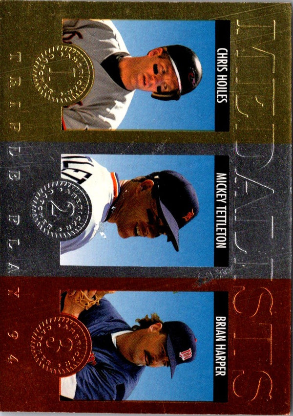 1994 Triple Play Medalists Chris Hoiles/Mickey Tettleton/Brian Harper #1