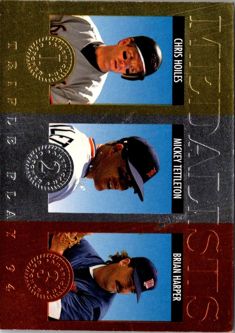 1994 Triple Play Medalists Chris Hoiles/Mickey Tettleton/Brian Harper