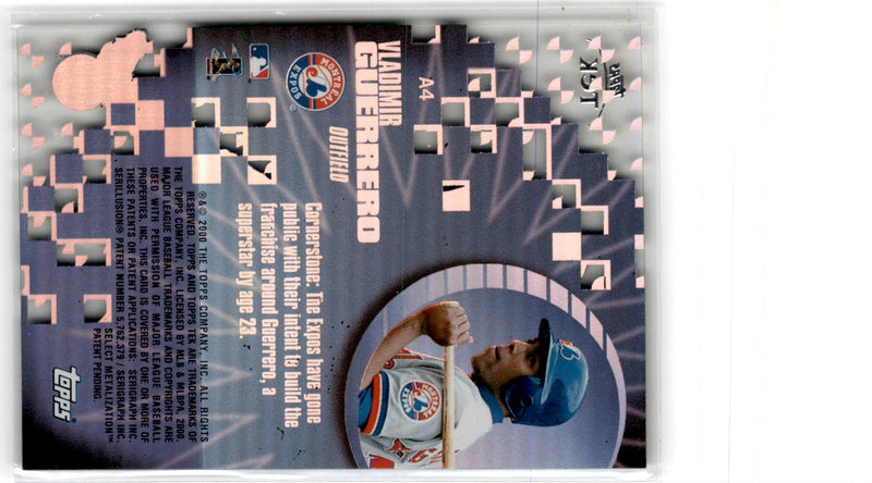 2000 Topps Tek ArchiTEKs Vladimir Guerrero