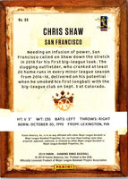 2019 Panini Diamond Kings Artist Proof Blue Chris Shaw #68