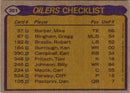 1979 Topps Oilers Team Leaders