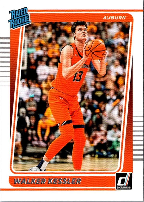 2022 Panini Chronicles Draft Picks Donruss Optic Rated Rookie Walker Kessler #23