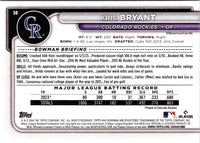 2024 Bowman Green Pattern Kris Bryant #50
