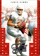 2003 Upper Deck MVP Talk of the Town Chris Simms