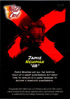 2021 Wild Card Matte Red Jamie Newman #MSG-7