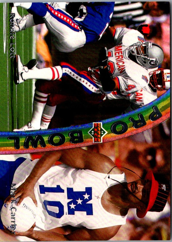 1992 Upper Deck Pro Bowl Ronnie Lott/Mark Carrier #PB11