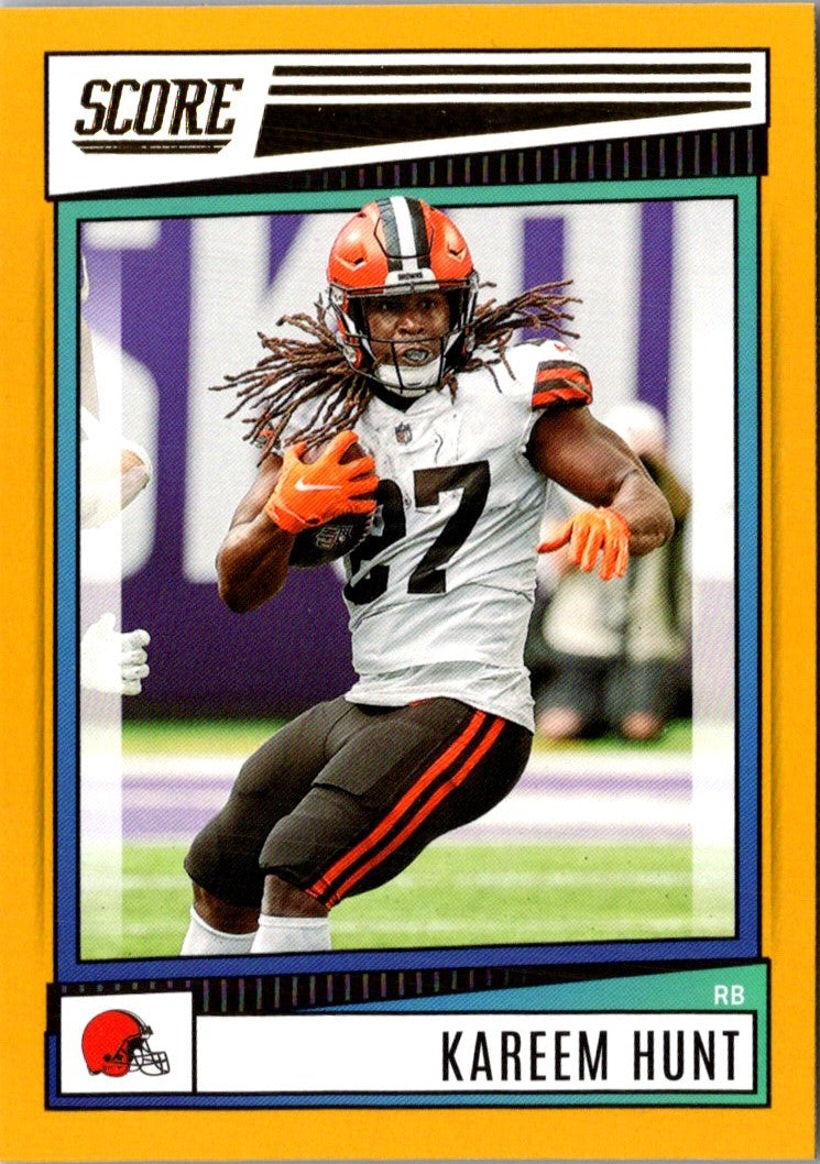 2022 Score Orange Kareem Hunt