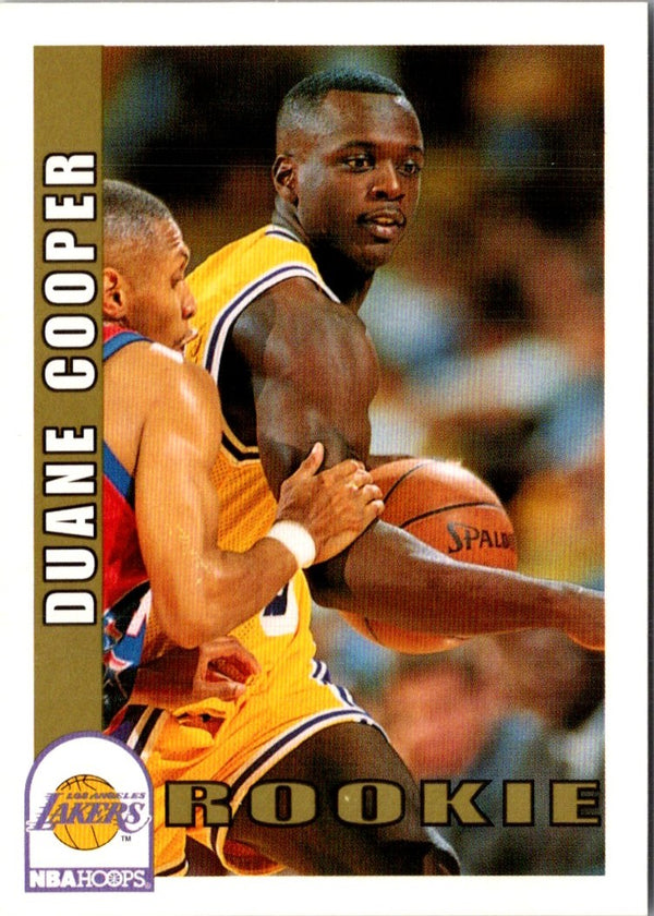 1992 Hoops Duane Cooper #409 Rookie