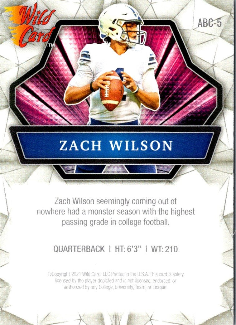 2021 Wild Card Zach Wilson