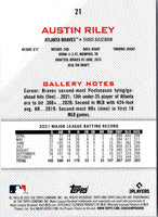 2022 Topps Gallery Austin Riley #21