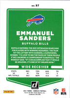 2021 Donruss Press Proof Blue Emmanuel Sanders #97