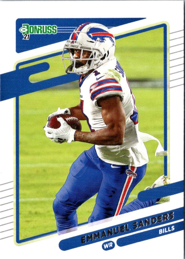 2021 Donruss Press Proof Blue Emmanuel Sanders #97