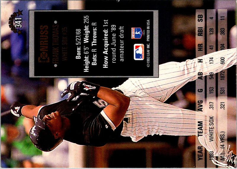 1994 Donruss Frank Thomas