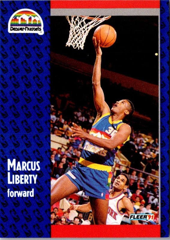 1991 Fleer Marcus Liberty #50 Rookie