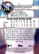 2023 Bowman Platinum Oswaldo Cabrera