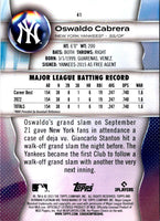 2023 Bowman Platinum Oswaldo Cabrera #41 Rookie