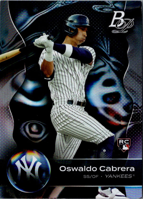 2023 Bowman Platinum Oswaldo Cabrera #41 Rookie