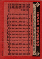 1986 Topps Brian Downing #772