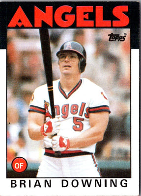 1986 Topps Brian Downing #772