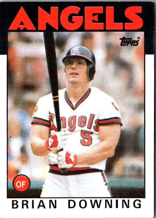 1986 Topps Brian Downing #772