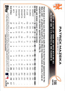 2022 Topps Patrick Mazeika