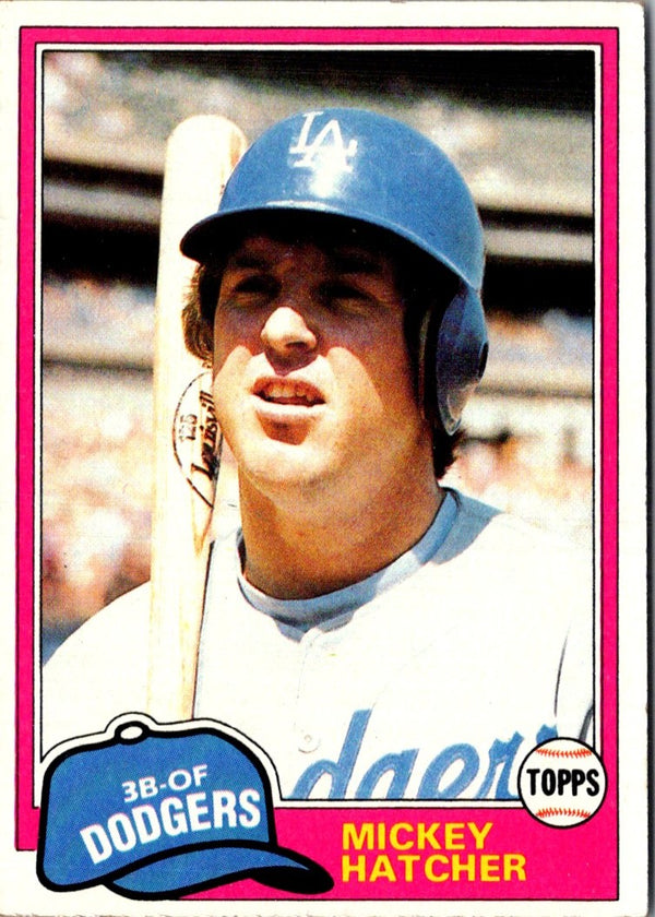 1981 Topps Mickey Hatcher #289