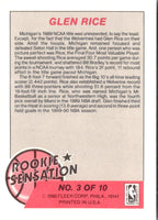 1990 Fleer Rookie Sensations Glen Rice #3