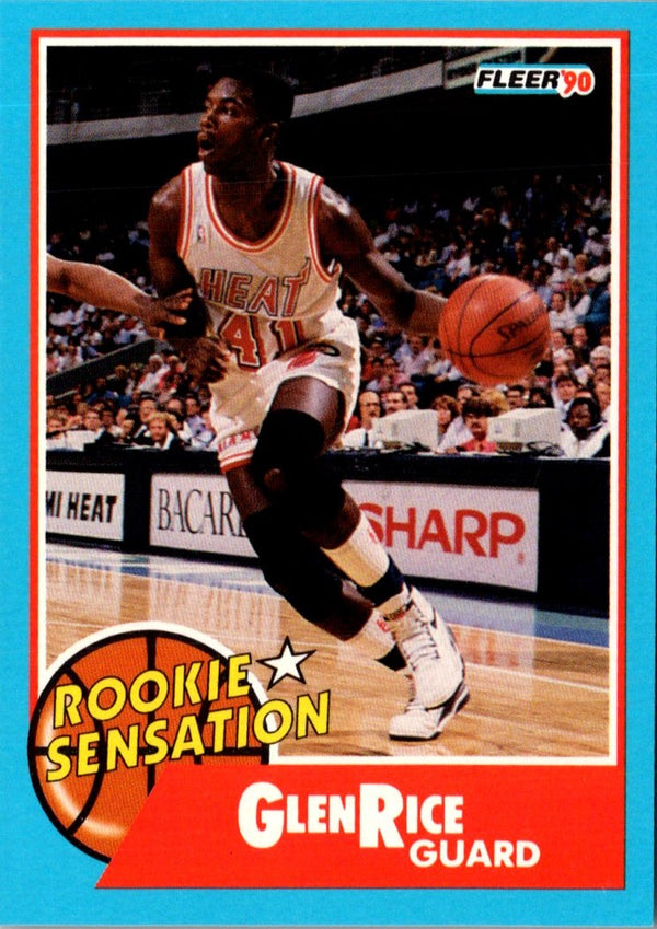 1990 Fleer Rookie Sensations Glen Rice #3