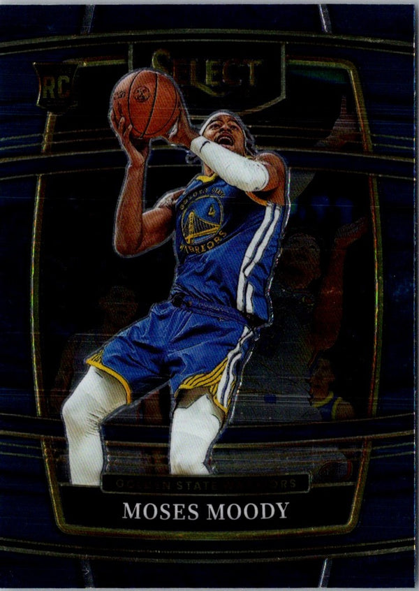 2021 Panini Select Blue Moses Moody #62