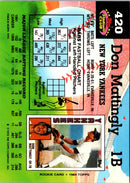 1992 Stadium Club Don Mattingly