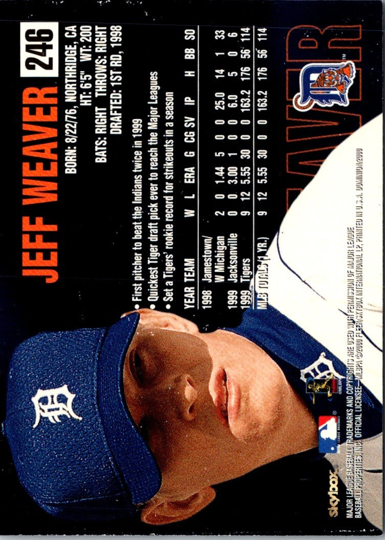 2000 Fleer Jeff Weaver