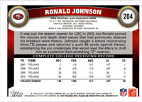 2011 Topps Chrome Ronald Johnson #204 Rookie