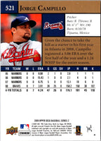 2009 Upper Deck Jorge Campillo #521