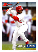 2021 Bowman Heritage Malcom Nunez