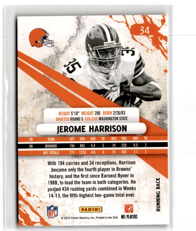 2010 Panini Rookies & Stars Longevity Jerome Harrison