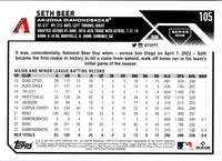 2023 Topps Seth Beer #105
