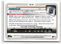 2020 Bowman Draft 1st Edition Christian Chamberlain #BD-84